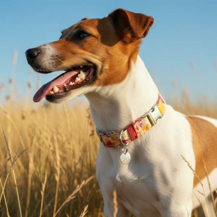 Médaille chien gravée acier inoxydable ronde - Taille S (16 mm)