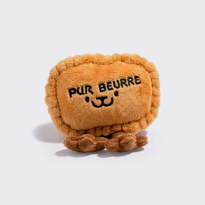 Jouet peluche petit beurre - face