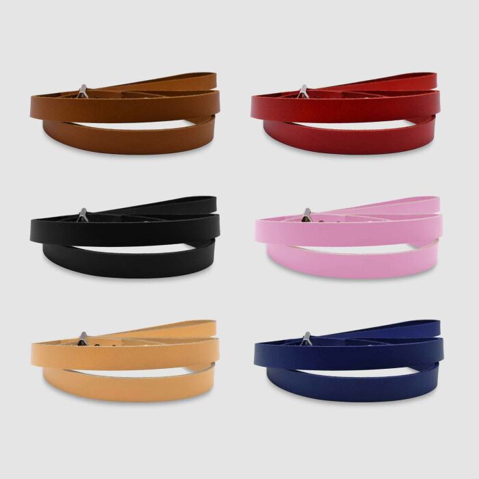 Laisse cuir chien 1,6x100cm