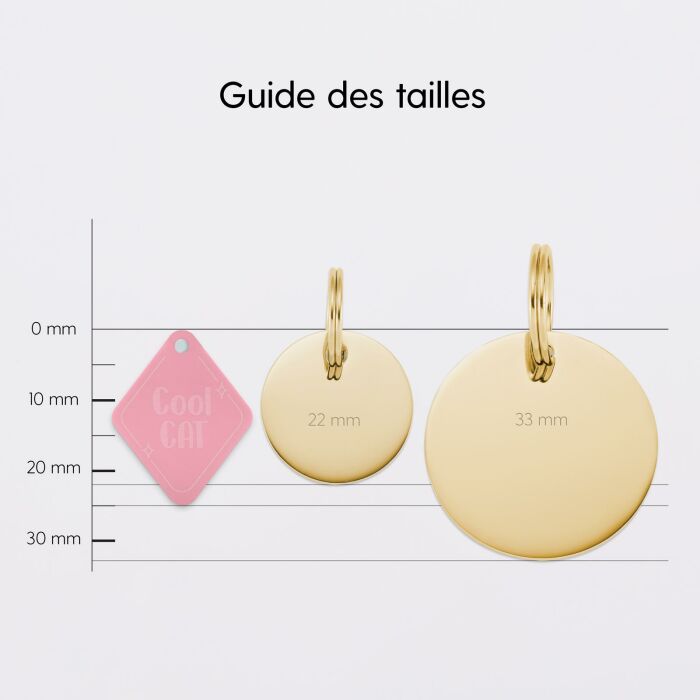 Médaille breloque chat acrylique coloré rétro 25x20 mm