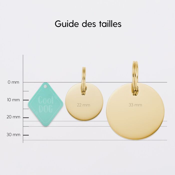 Médaille breloque chien acrylique coloré rétro 25x20 mm