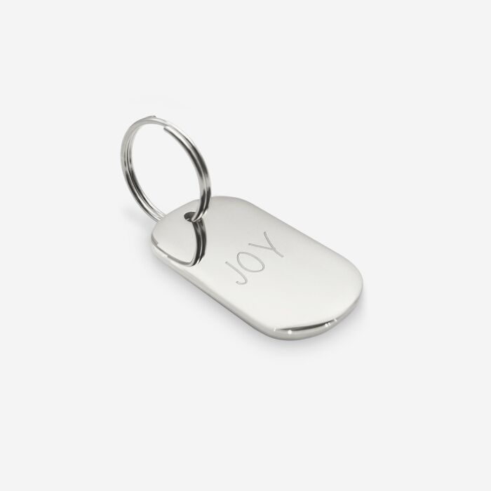 Médaille chien gravée acier inoxydable plaque militaire - Taille M (16x25 mm)